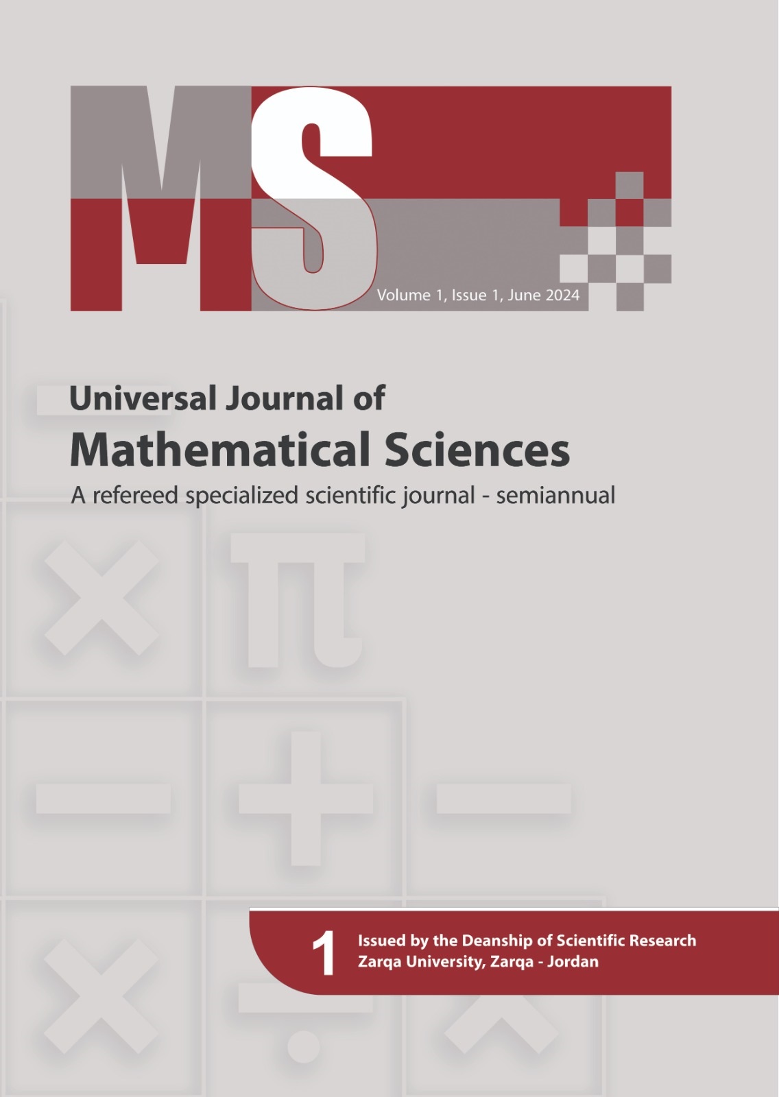 The Universal Journal of Mathematical Sciences (UJMS)